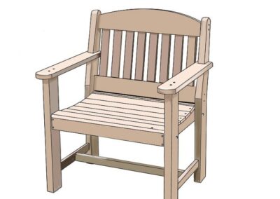 Poly Lumber Outdoor Chair Hudson NC