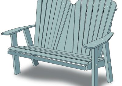 Double Adirondack Chair