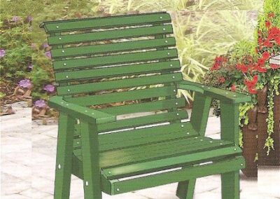 Poly Lumber Rollback Chair