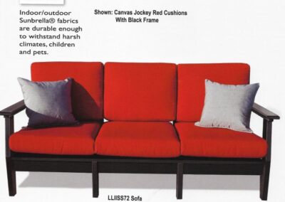 Poly Lumber Upholstered Sofa Hudson NC