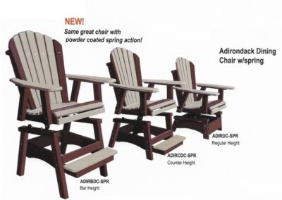 Poly Lumber Dining Chairs