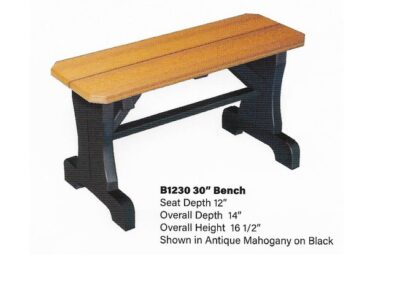 Poly Lumber Bench NC