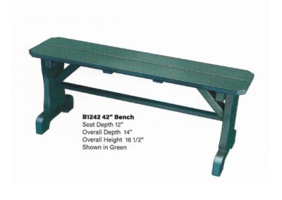 Poly Lumber Bench NC