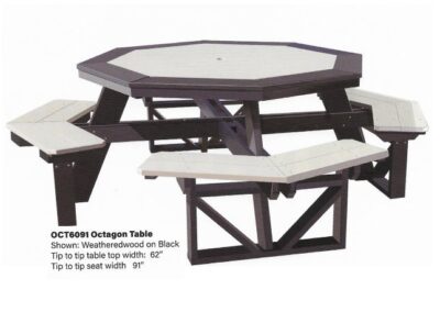 Octagon Poly Lumber Table